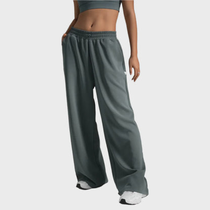 2XU Womens Wonderluxe SandWashed Wide Pants - Dark Sage