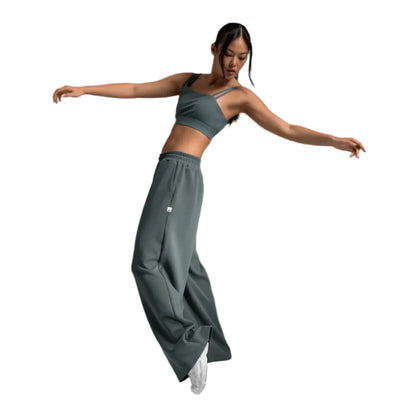 2XU Womens Wonderluxe SandWashed Wide Pants - Dark Sage