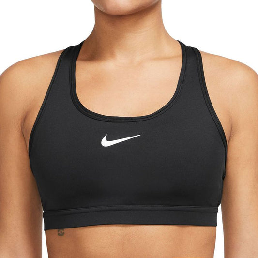 Nike Womens Swoosh Medium Support Sports Bra - Black
