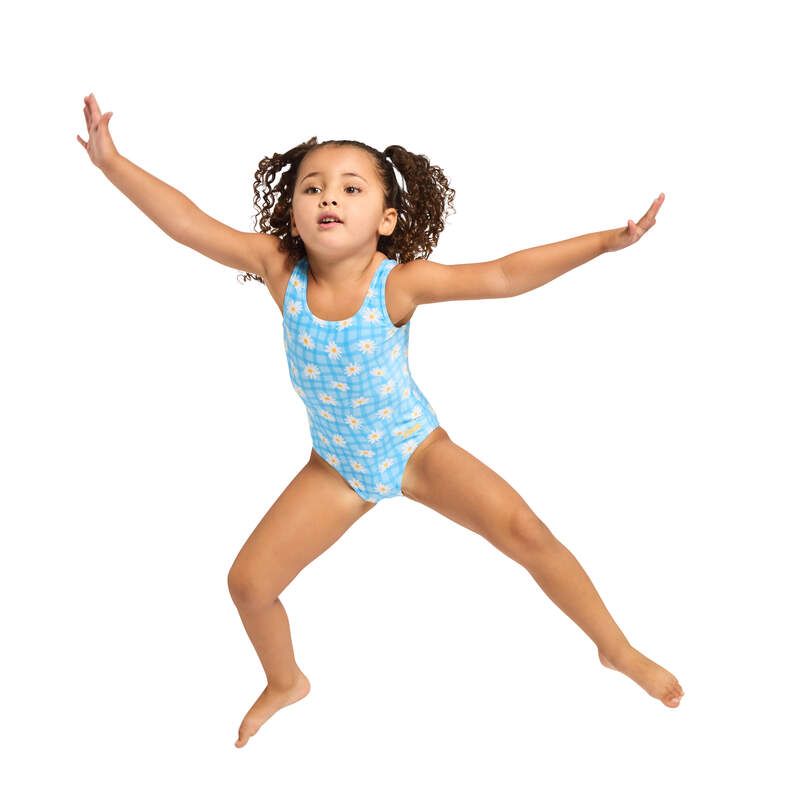 Zoggs Girls Scoopback One Piece - Daisy Check