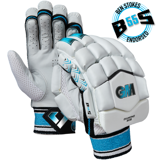 Gunn & Moore Diamond 606 Batting Gloves - White