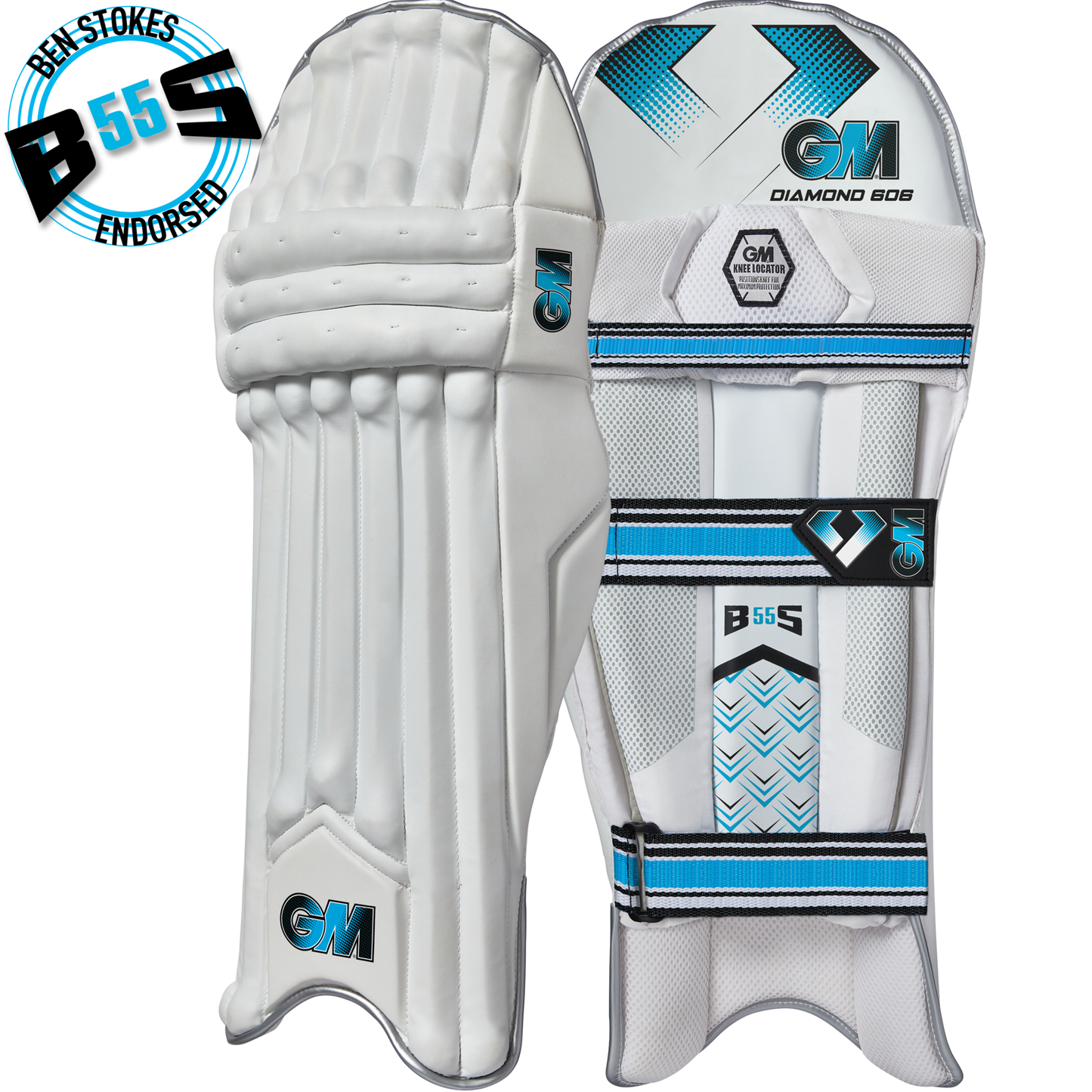 Gunn & Moore Diamond 606 Batting Pads - White
