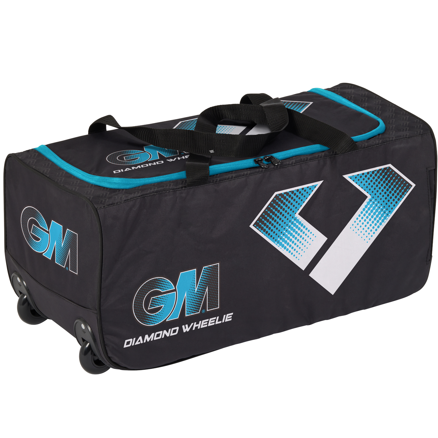 Gunn & Moore Diamond Wheelie Bag - Black/Blue