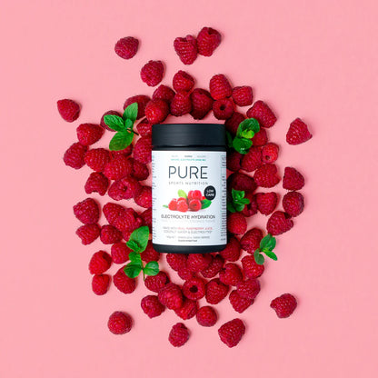 Pure Electrolyte Hydration Low Carb 160g Tub - Raspberry