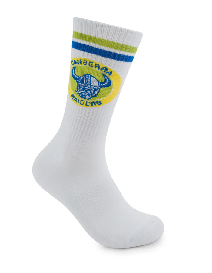 foot-ies socks NRL Canberra Raiders Retro Sneaker Sock - 2 Pack