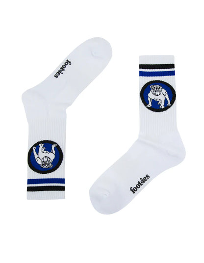 foot-ies socks NRL Canterbury-Bankstown Bulldogs Retro Sneaker Sock - 2 Pack