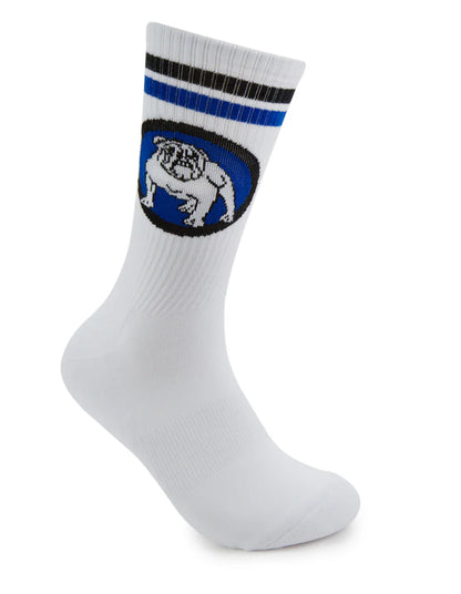 foot-ies socks NRL Canterbury-Bankstown Bulldogs Retro Sneaker Sock - 2 Pack
