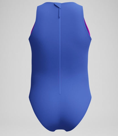 Speedo Girls Hydrasuit - Blue/Pink