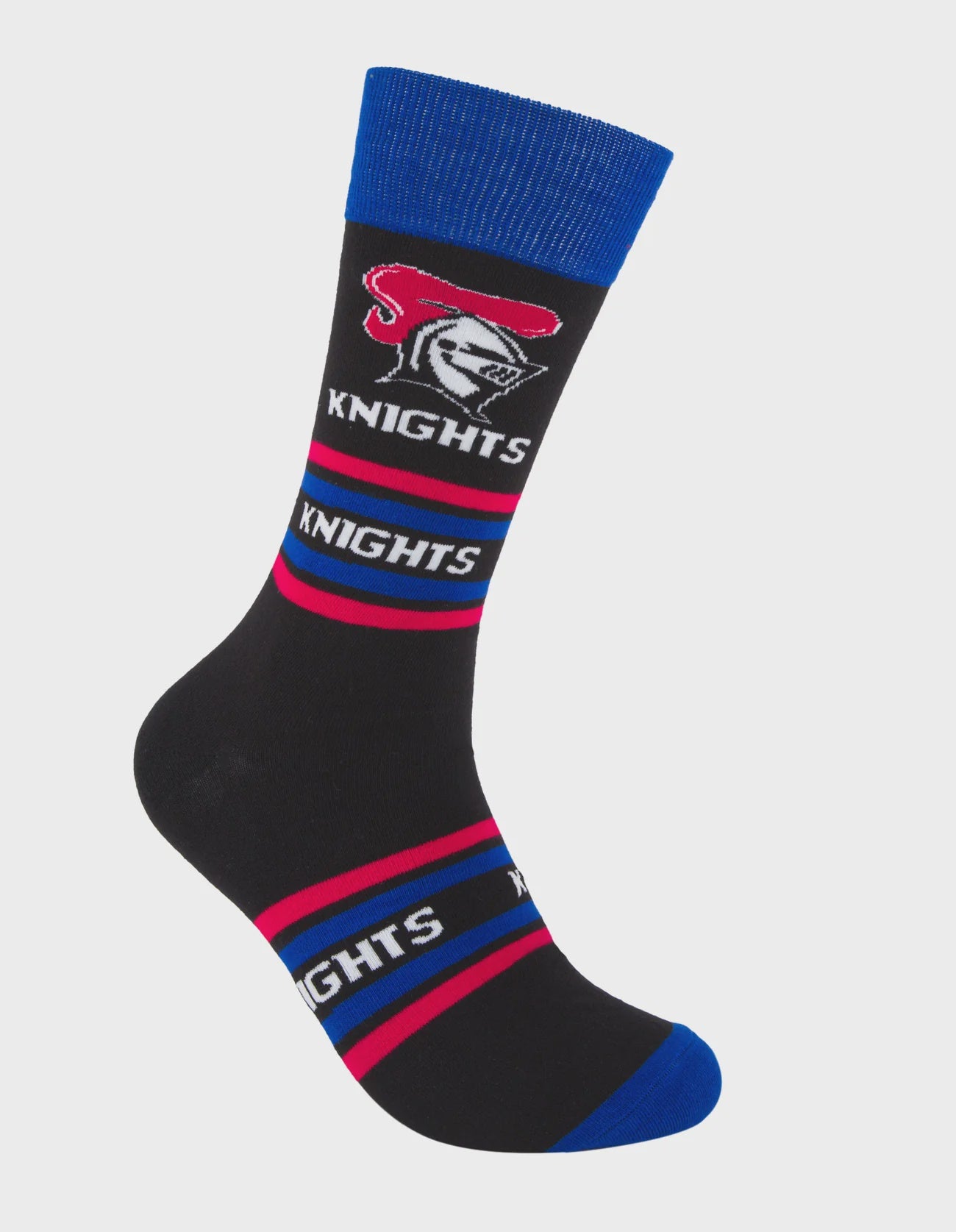 foot-ies socks NRL Newcastle Knights Stripe Organic Cotton Socks