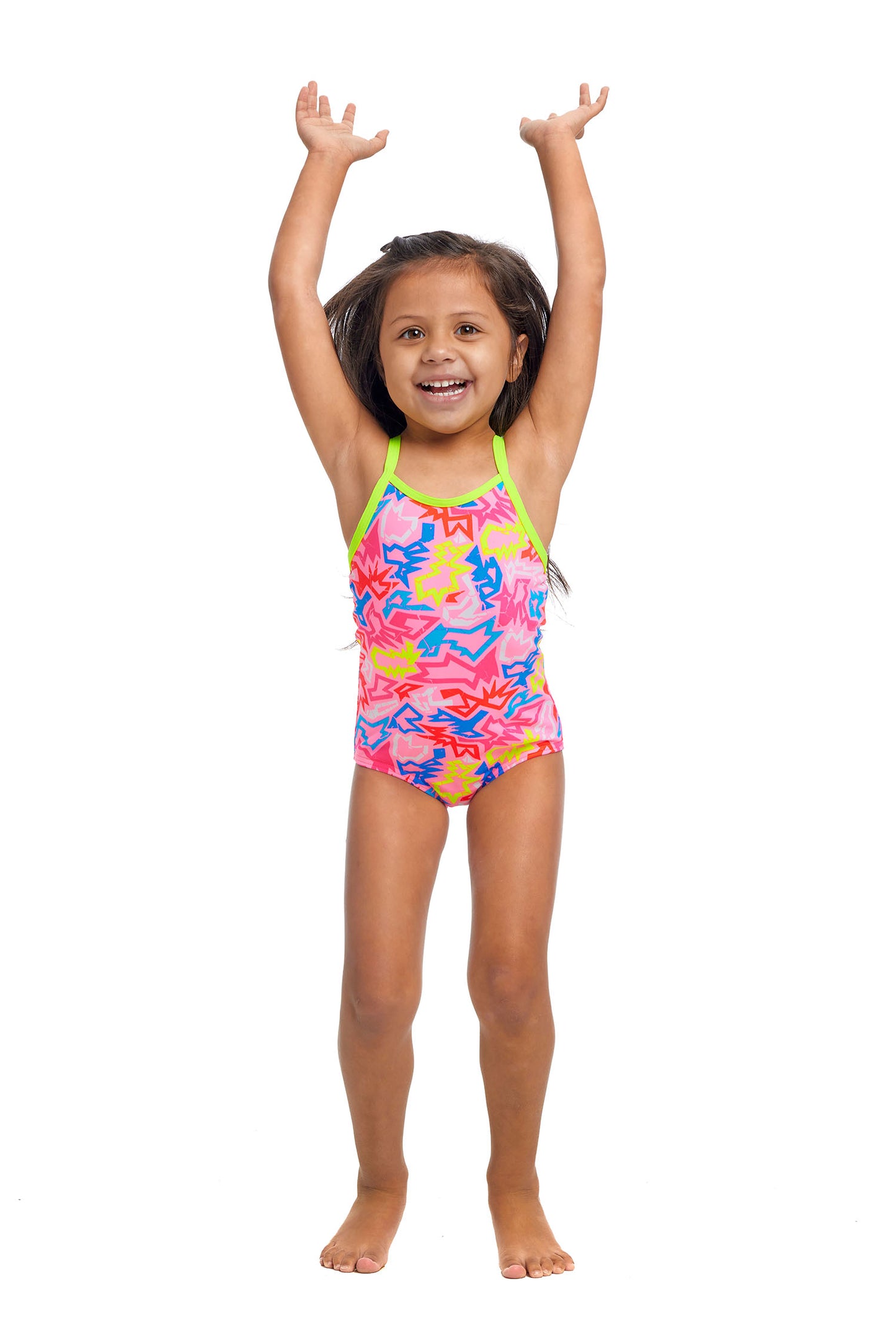 Funkita Toddler Girls Printed One Piece - Rock Star