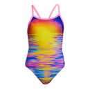 Funkita Girls Single Strap One Piece - Darkinjung Sunset