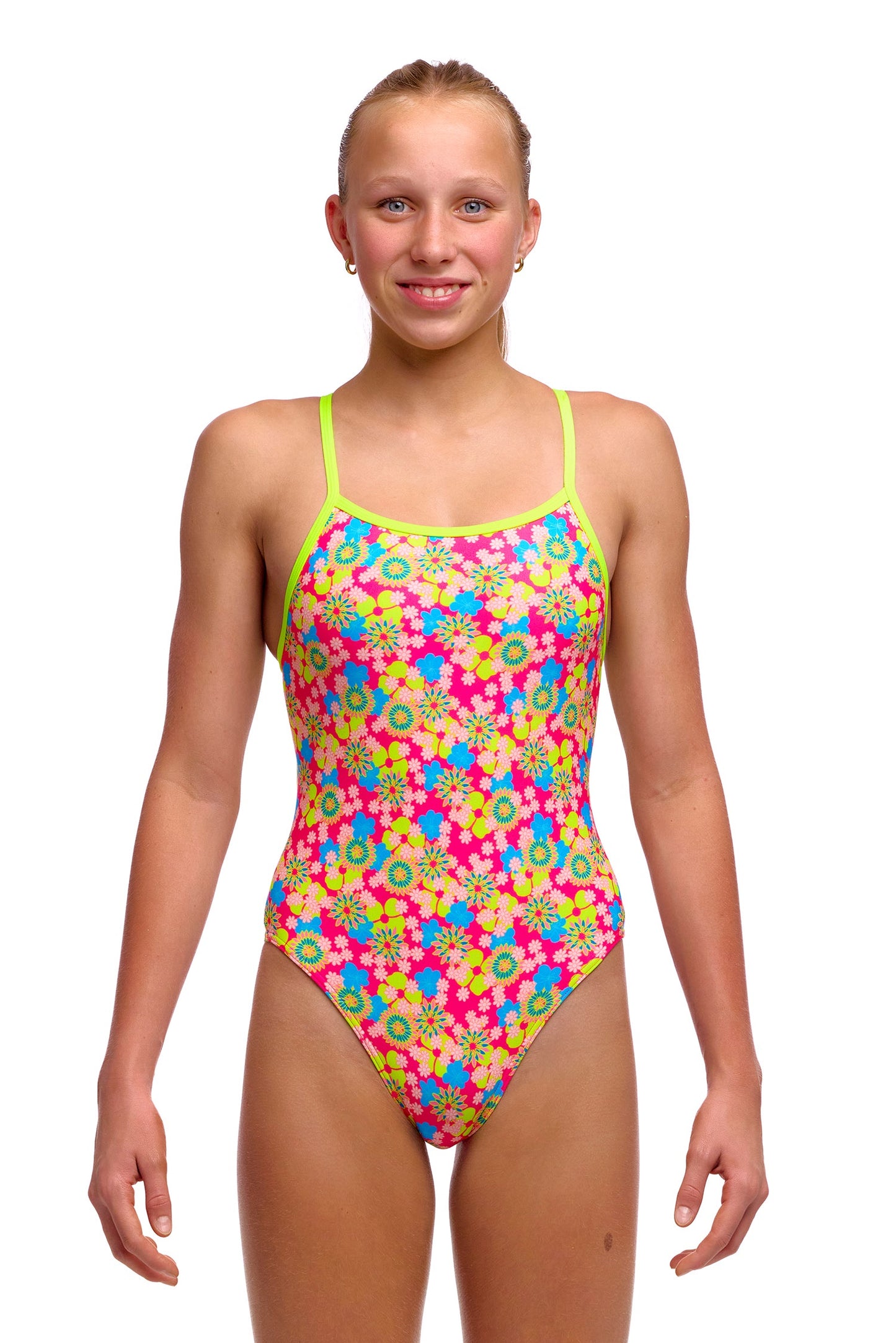 Funkita Girls Single Strap One Piece - Flow Blow