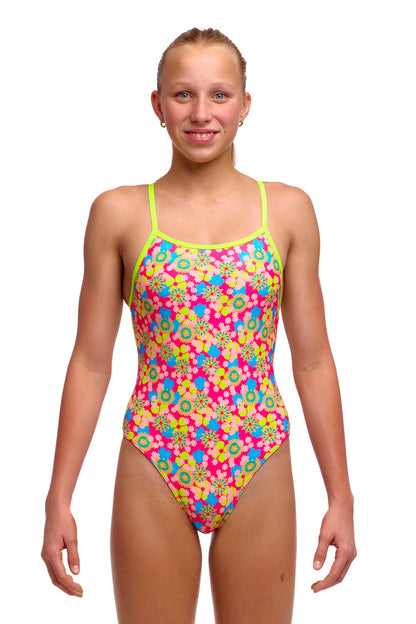 Funkita Girls Single Strap One Piece - Flow Blow