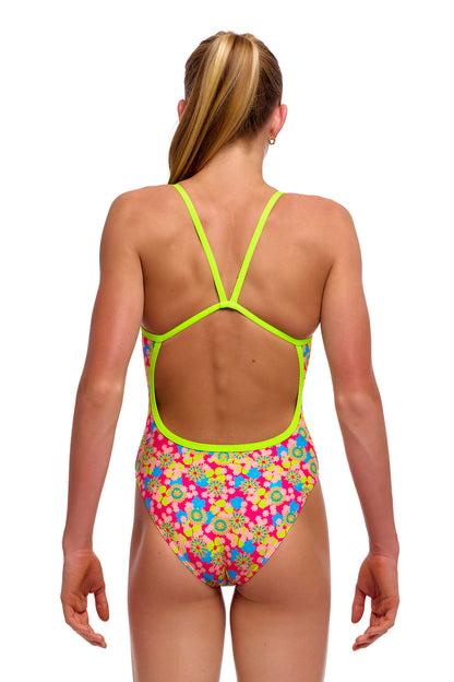 Funkita Girls Single Strap One Piece - Flow Blow