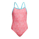 Funkita Girls Single Strap One Piece - Sweet Releaf