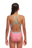 Funkita Girls Single Strap One Piece - Sweet Releaf