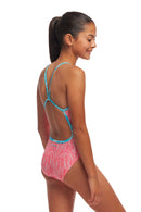 Funkita Girls Single Strap One Piece - Sweet Releaf