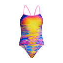 Funkita Ladies Single Strap One Piece - Darkinjung Sunset