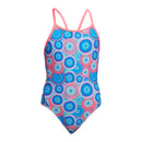 Funkita Girls Diamond Back One Piece - Bundjalung Blue