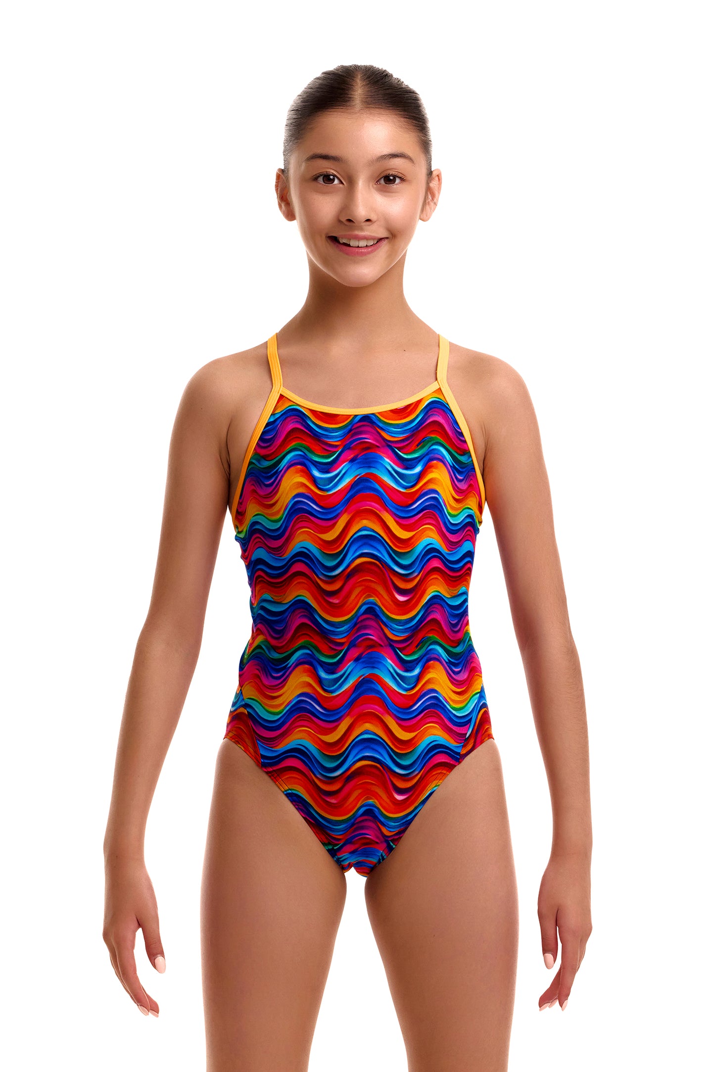 Funkita Girls Diamond Back One Piece - Plastic Fantastic