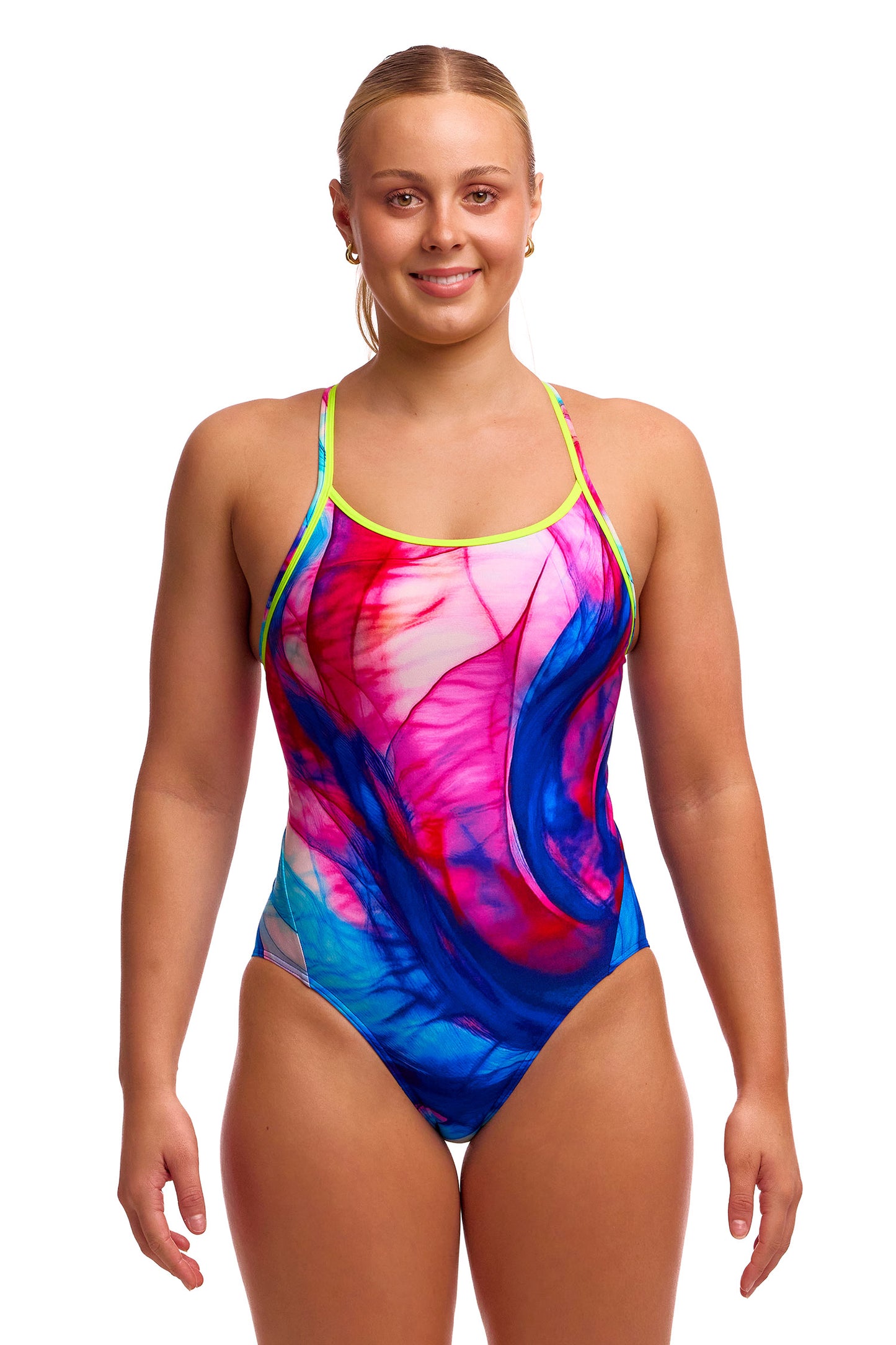 Funkita Womens Diamond Back One Piece - Muscle Mad