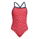 Funkita Girls Tie Me Tight One Piece - Red Head