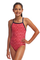 Funkita Girls Tie Me Tight One Piece - Red Head