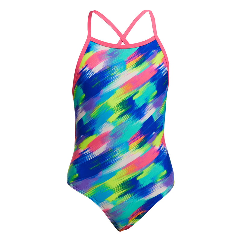 Funkita Ladies Tie Me Tight One Piece - Streaky Strokes