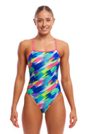 Funkita Ladies Tie Me Tight One Piece - Streaky Strokes