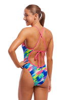 Funkita Ladies Tie Me Tight One Piece - Streaky Strokes