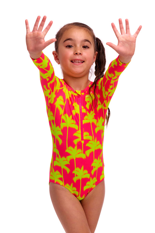 Funkita Toddler Girls Sun Cover One Piece - Sweet Coconuts