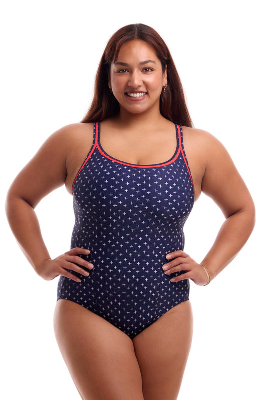 Funkita Ladies Locked In Lucy One Piece - Very Cross