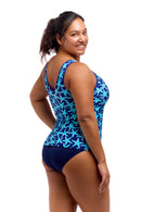 Funkita Ladies Zip Front Tankini Top - See Stars