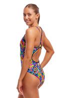 Funkita Womens Diamond Swim Secure One Piece - Colour Funk