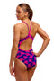 Funkita Womens Diamond Swim Secure One Piece - Pinky Palms
