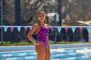 Funkita Womens Diamond Swim Secure One Piece - Pinky Palms