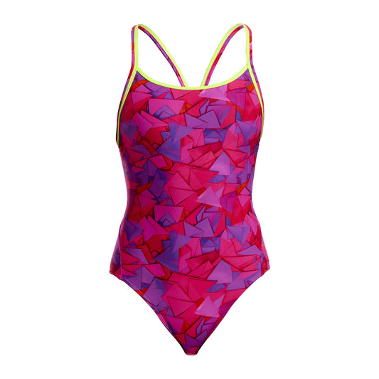Funkita Ladies Diamond Secure One Piece - Try Pink