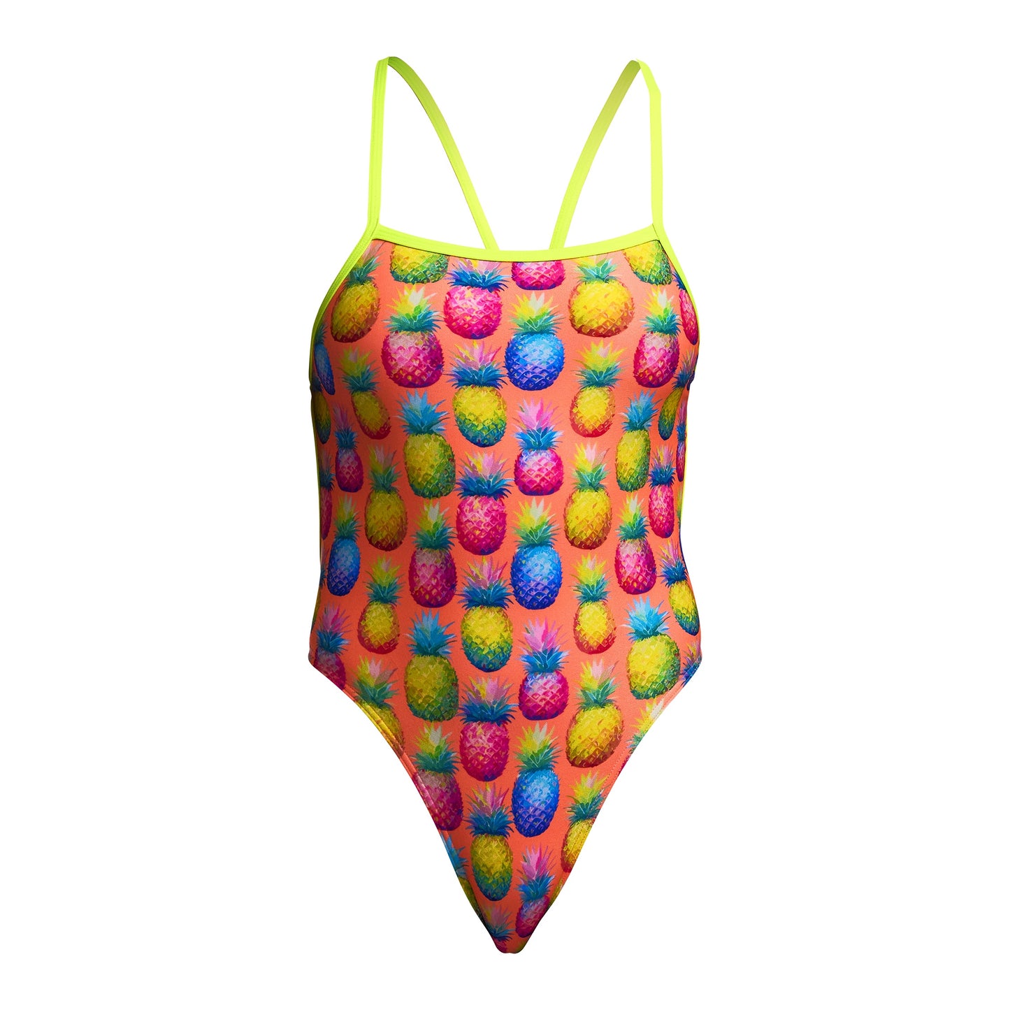 Funkita Ladies High Leg One Piece - Pinky Piney