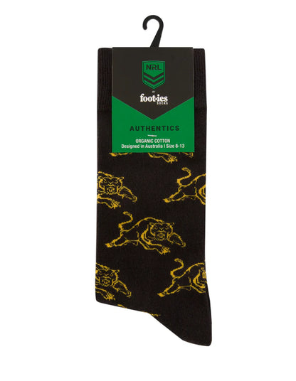 foot-ies socks NRL Penrith Panthers Organic Cotton Socks