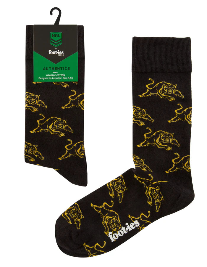 foot-ies socks NRL Penrith Panthers Organic Cotton Socks