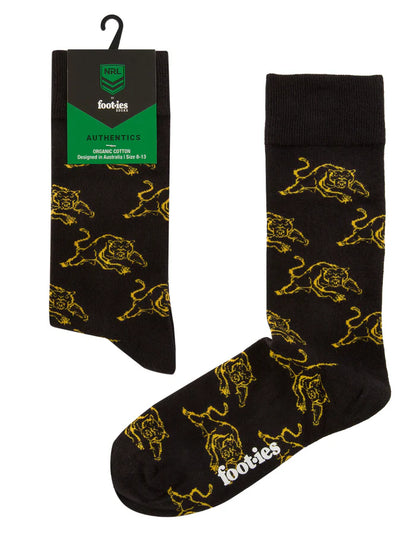 foot-ies socks NRL Penrith Panthers Organic Cotton Socks