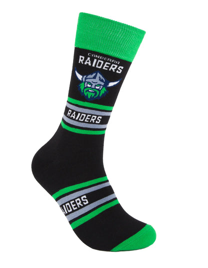 foot-ies socks Canberra Raiders Stripe Organic Cotton Socks