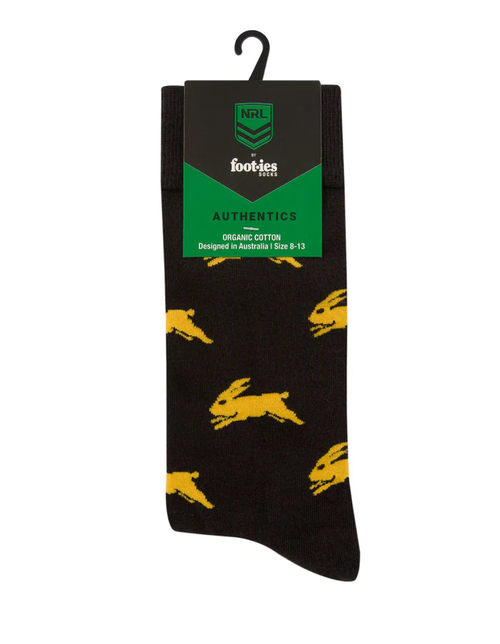 foot-ies socks NRL South Sydney Rabbitohs Organic Cotton Socks