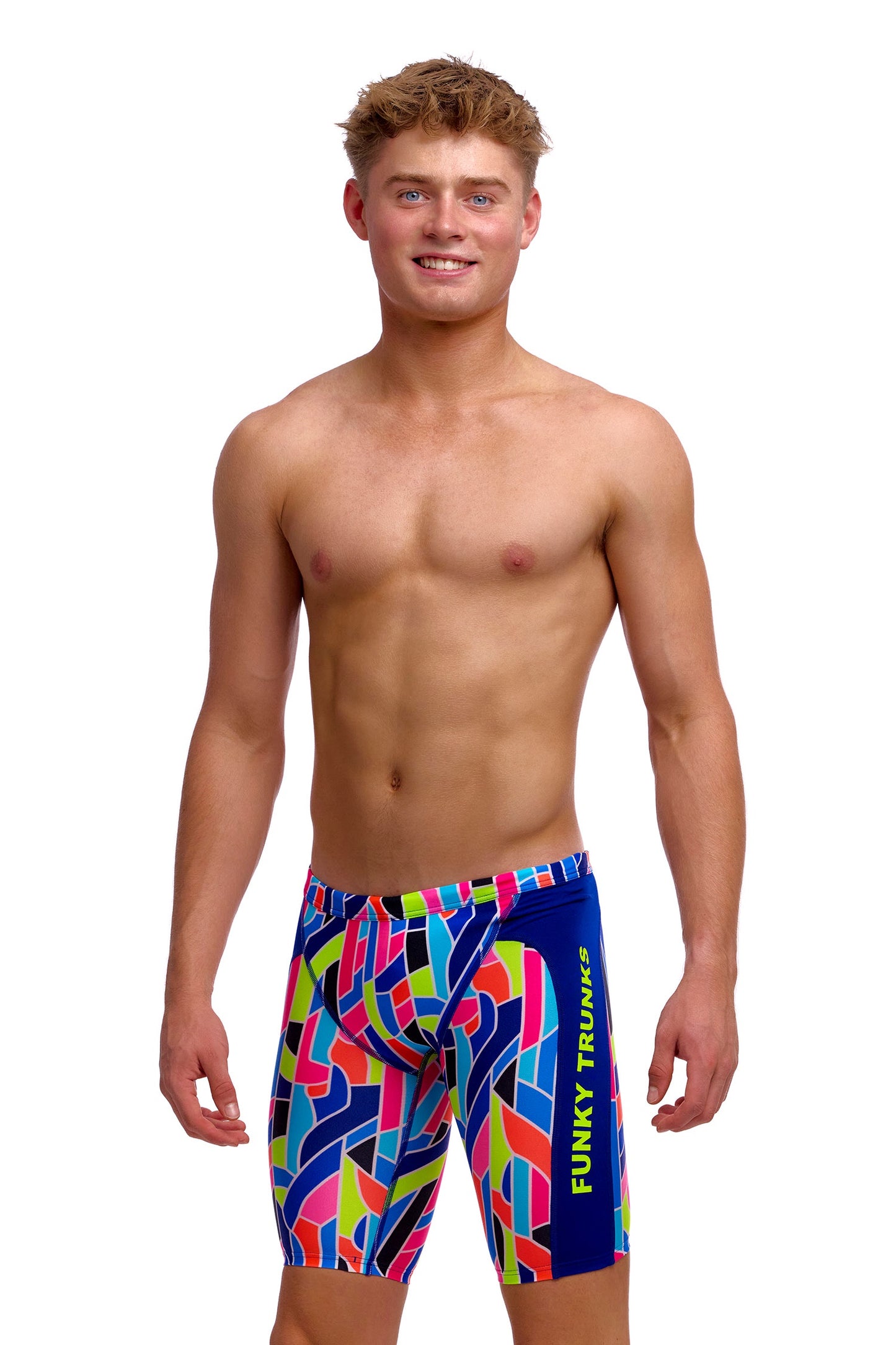 Funky Trunks Boys Training Jammers - Fault Lines