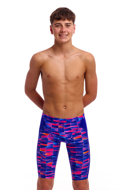 Funky Trunks Boys Training Jammers - Warped Waves