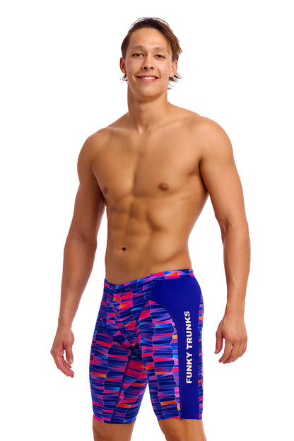 Funky Trunks Mens Training Jammers - Warped Waves