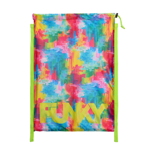 Funky Mesh Gear Bag - Falling Colours