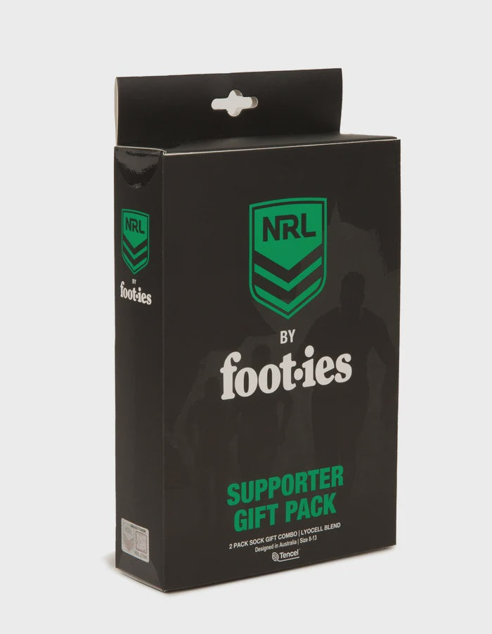 Gift box with Cronulla Sharks socks and keyring