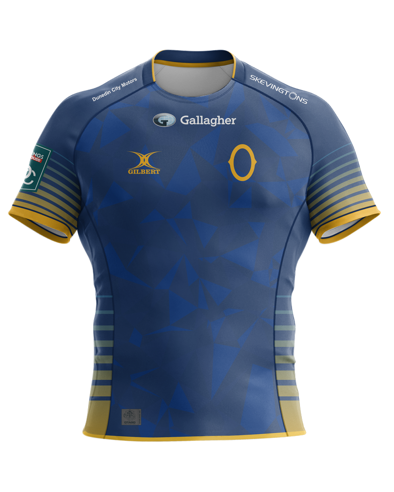 Gilbert Otago Rugby 24 Kids Replica Home Jersey