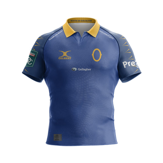 Gilbert Otago Rugby 25 Junior Replica Home Jersey